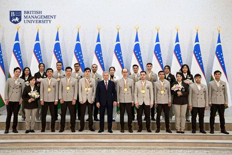 BMU Student Selbi Kakishova Receives Presidential Award